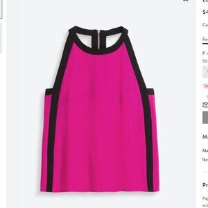 Papermoon - Lombard Zip Back Halter Blouse